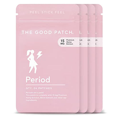 The Good Patch Menstrual and Period Support - Sustained Release Plant Powered Period Patch