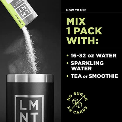 LMNT Zero-Sugar Electrolytes - Variety Salt - Hydration Powder Packets | No Dodgy Ingred