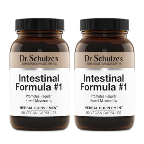 Dr. Schulze's Intestinal Formula #1 Colon Bowel Cleanse, 90 caps, 2 Count