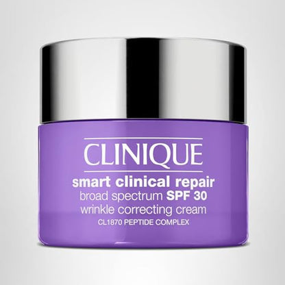 Clinique Smart Clinical Repair Broad Spectrum SPF 30 (Mini / Travel Size - 15ml) – Protective & Repairing Day Cream with Peptides