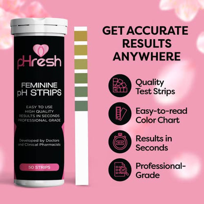 pHresh Feminine Essential Oil Spray & Vaginal pH Test Strips