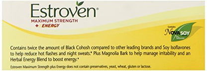 Estroven Maximum Strength + Energy - One Per Day Formula - 60 Caplets