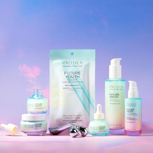 Pacifica Future Youth Time Shift Eye Serum - Lifting & Firming Peptide Treatment for Fine Lines & Dark Circles (0.5 fl. oz)