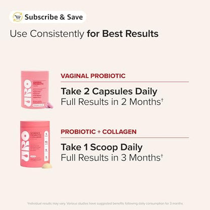 O Positiv URO Ultimate Vaginal Care Bundle - Probiotic & Collagen