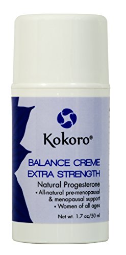 Kokoro Extra Strength Natural Progesterone Balance Creme, 1.7 oz Pump, Extra Strength