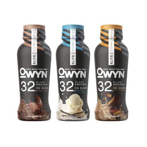 OWYN Only What You Need Pro Elite Vegan High Protein Keto Shake, 32g Protein