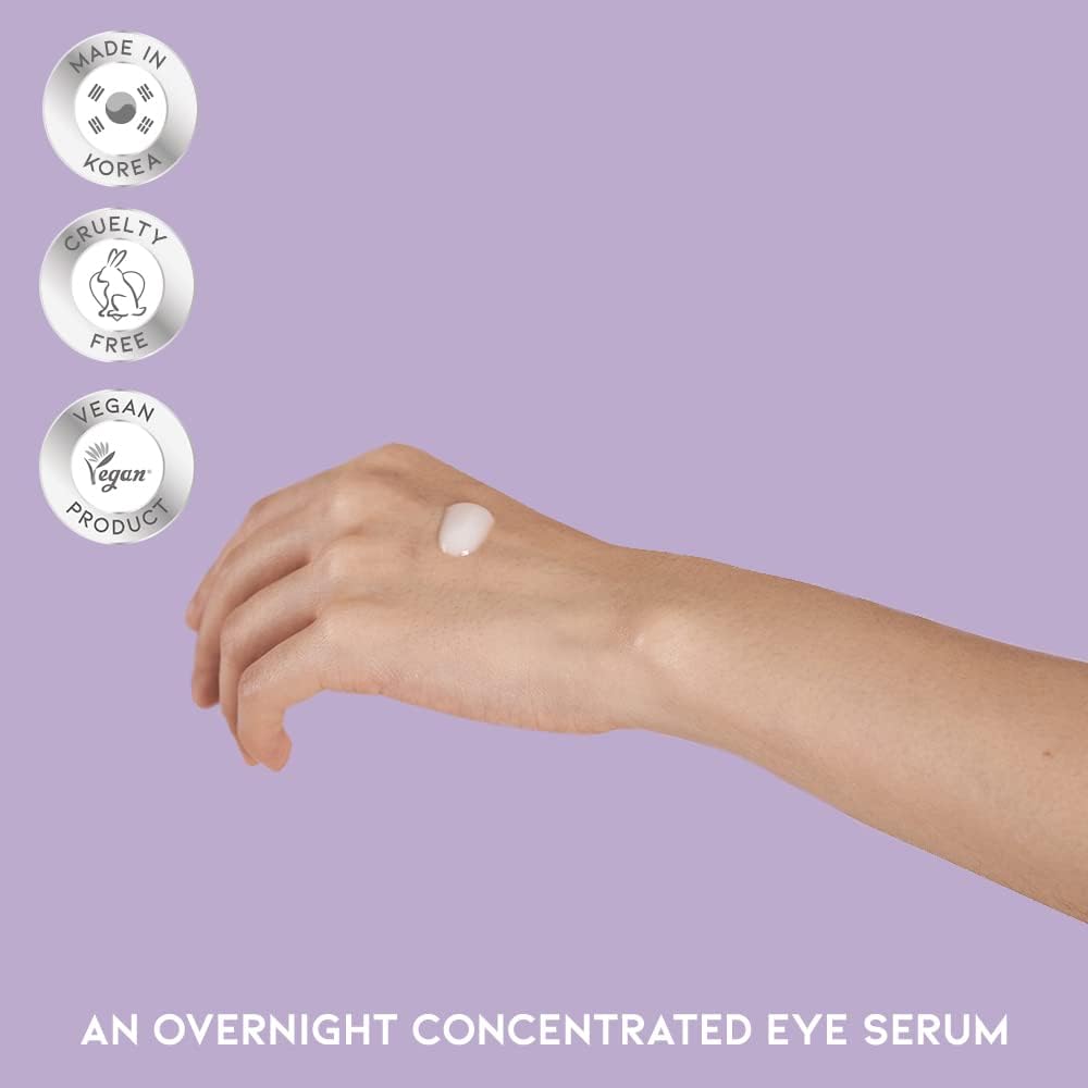 Korean Eye Cream for Dark Circles, Puffiness & Wrinkles - Peptide & Vitamin C (25g)