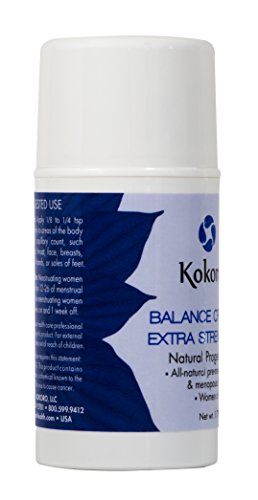 Kokoro Extra Strength Natural Progesterone Balance Creme, 1.7 oz Pump, Extra Strength