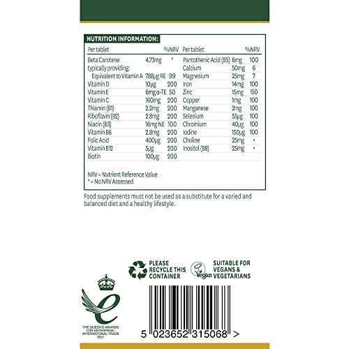 Natures Aid Prenatal Support , 60 Tablets