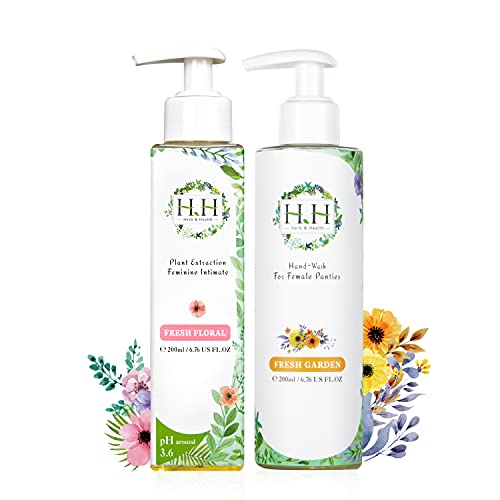 Feminine Wash+Panties Stain Remover Detergent - Natural Essential Oil Scent Vaginal Wash Women