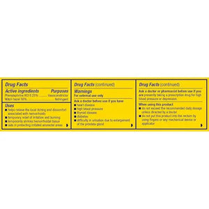 Preparation H Hemorrhoid Cooling Gel with Aloe for Fast Discomfort Relief - 0.9 Oz Tube Preparation HBuy Supplements Australia