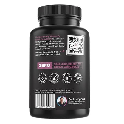Livingood Daily Women's Hormone Support - Better Mood, Hormonal Balance