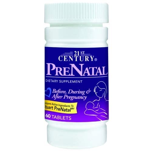 21st Century Vitamins PreNatal Multivitamin Tabs, 60 ct