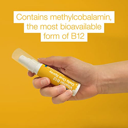 BetterYou Boost Vitamin B12 Daily Oral Spray, Pill-free Vitamin B12 Supplement for Energy