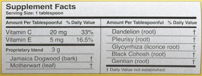 Lydia Pinkham Liquid Herbal Supplement for Menstruation and Menopause Support, 16 Ounce