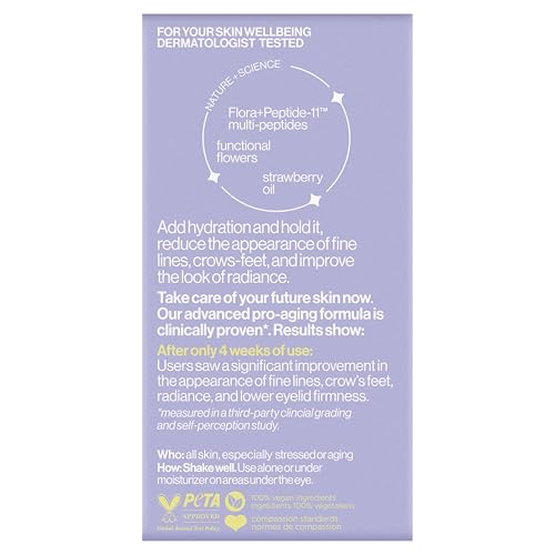 Pacifica Future Youth Time Shift Eye Serum - Lifting & Firming Peptide Treatment for Fine Lines & Dark Circles (0.5 fl. oz)