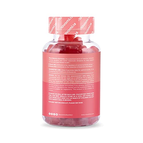 Novomins Meno-Balance Gummies – Menopause Support – Perimenopause and Post Menopause