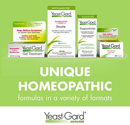 YeastGard Advanced Homeopathic Remedy Capsules - 60 count Bottle
