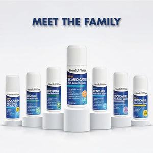 HealthWise 2X Medicated Roll-On | 10% Menthol + 20% Methyl Salicylate | Pain Relief Cream | 3 oz. 88.5 mL | Quick-Dry Formula | Immediate Penetrating Action | Topical Analgesic HealthWiseBuy Supplements Australia