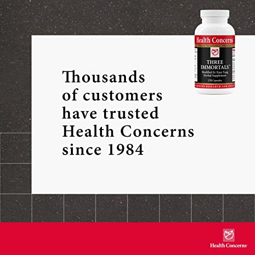 Health Concerns Three Immortals - Menopause Relief - Kidney & Heart Health Supplement - 270 Capsules