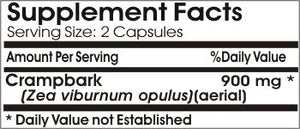 PureControl Supplements Crampbark Cramp Bark 900mg // 90 Capsules // Pure PureControl SupplementsBuy Supplements Australia