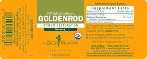 Herb Pharm Certified Organic Goldenrod Liquid Extract for Urinary System Support, 1 Fl Oz (Pack of 1) Herb PharmBuy Supplements Australia