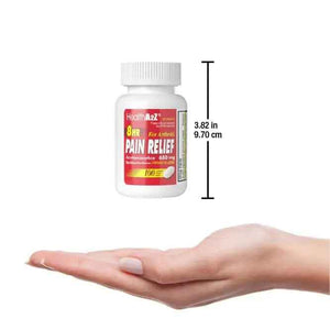 HealthA2Z Pain Relief Extended Release - Acetaminophen 650mg - 8 Hours - Arthiritis Pain - Pain Reliever - Fever Reducer - Contains no Aspirin (100 Count)