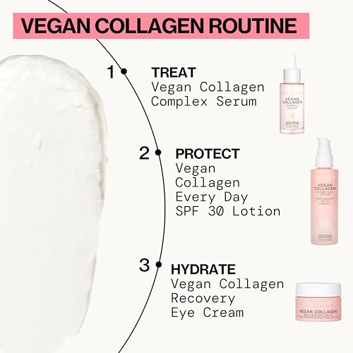 Pacifica Beauty Vegan Collagen Overnight Recovery Eye & Face Cream - Hyaluronic Acid & Vitamin C Hydrating Treatment (0.5 fl. oz / 15ml)