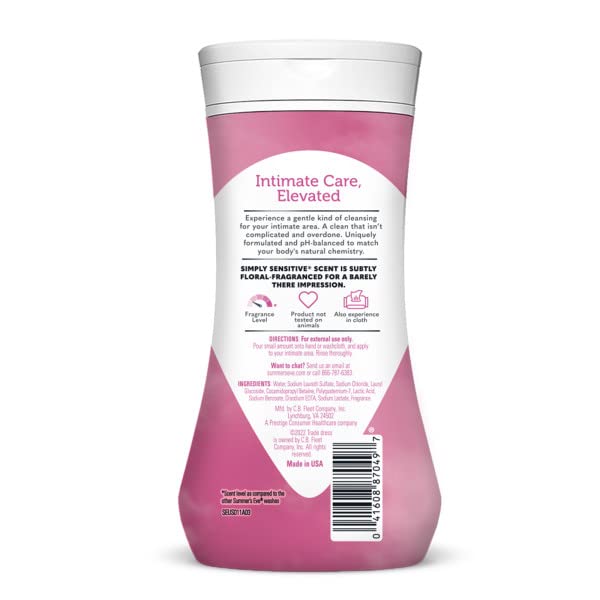 Summer's Eve Cleansing Wash, Simply Sensitive, 9 Fl Oz (Pack of 3)