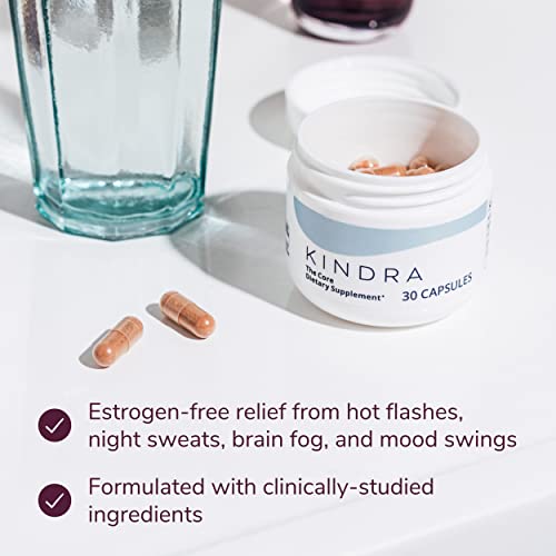 Kindra Core - Women's Menopause Support Supplement - Menopause Supplements to Help to Relieve