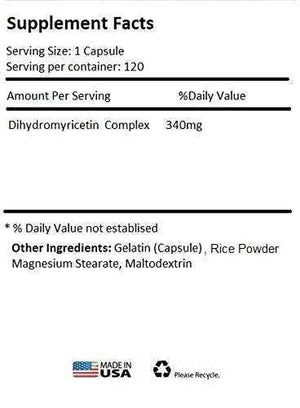 Absonutrix Dihydromyricetin - 520 mg, 120 Servings, Made in USA, Quick Absorption, Quality Potent Ingredients, Third-Party Tested, Non-GMO, GMP Certified, Cruelty Free Products