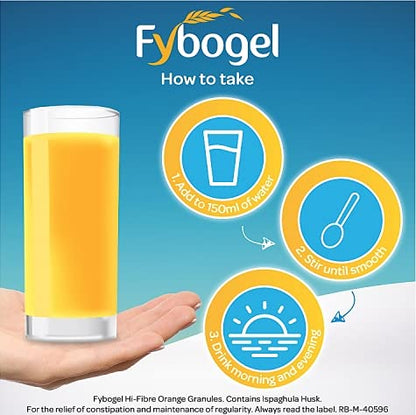 Fybogel Orange - 30 Sachets x 2 Packs