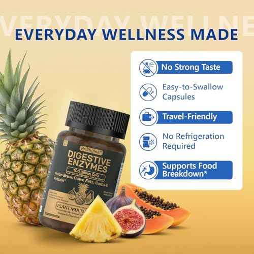 12 PPM Molecular Hydrogen Tablets & Digestive Enzymes with Probiotics and Prebiotics - Daily Wellness & Digestive Routine - 2 Items