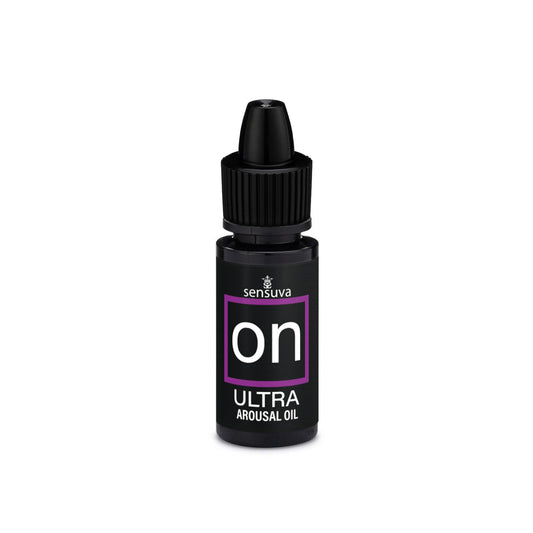 Sensuva On Arousal Oil for Her- Ultra Intensity - Long Lasting Over 50 Applications - Satisfying & Stimulating Tingling Sensation, 5 ml