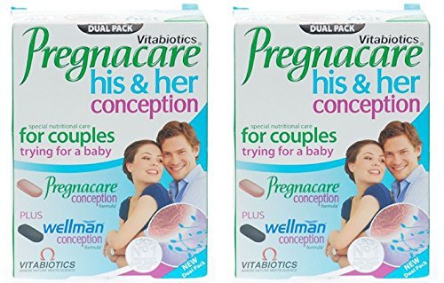 Vitabiotics ltd (2 Pack) - Pregnacare His & Hers 60's 2 Pack Bundle