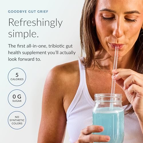 BEAM Biotic Bundle, Probiotics for Women - Gut Health & Digestive Health Powder with Pre, Pro & Postbiotics + Glutathione, Daily Probiotic Drink for Bloating Relief & Gut Balance
