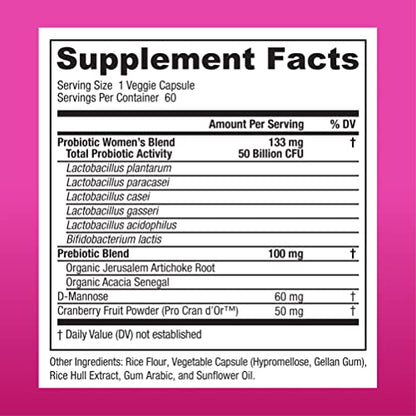 Physician's CHOICE Total Womens Menopause Support Bundle - Womens Probiotic 60ct