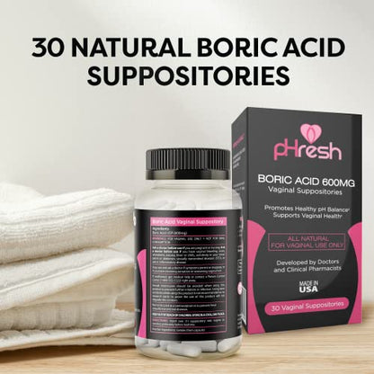 ACE NUTRITION Boric Acid Suppositories & Vulva Balm