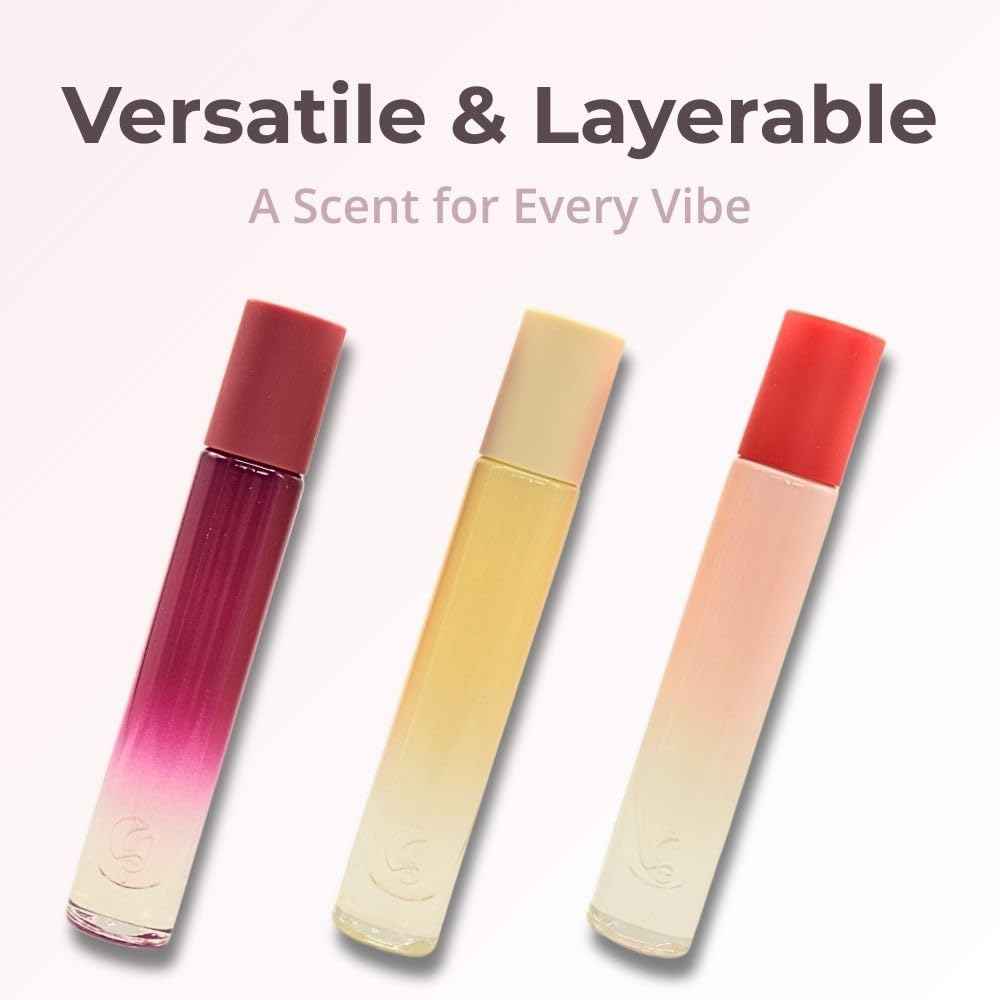 Glossier You Discovery Travel Perfume Spray Gift Set - Limited Edition Trio: Warm Clean, Serene Woody, Dreamy Gourmand Scents - You, Doux, Rêve.