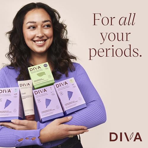 DivaCup - BPA-Free Reusable Menstrual Cup - Leak-Free Feminine Hygiene - Tampon and Pad