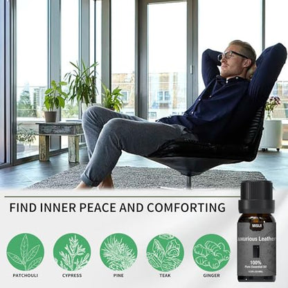 MISIJI Getting Power Essential Oils Set-Essential Oils for Diffuser for Home,Diffuser Oils Scents