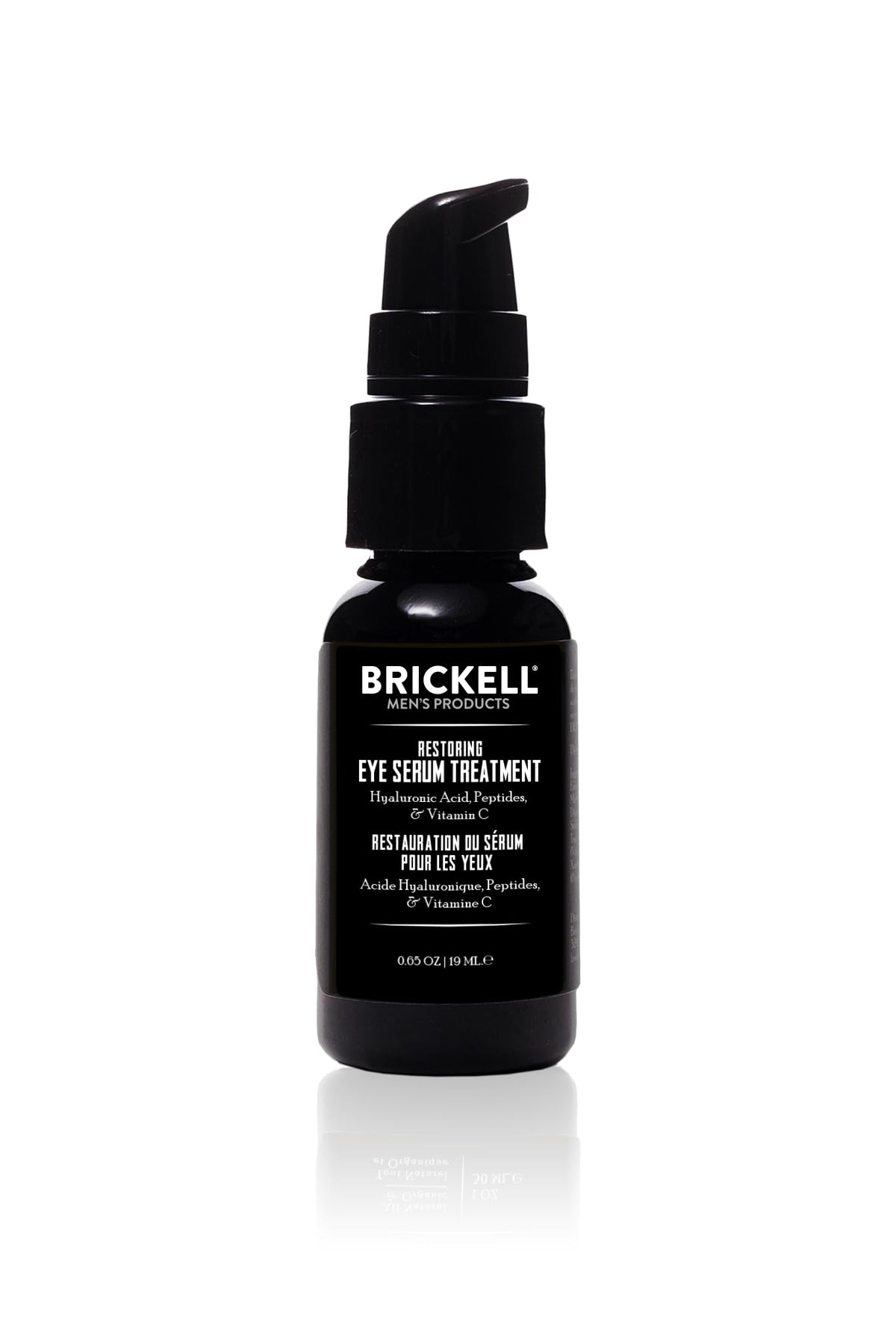 Brickell Men's Restoring Eye Serum (0.65 oz) - Natural & Organic Dark Circle Treatment for Men | Reduces Eye Bags & Firms Wrinkles