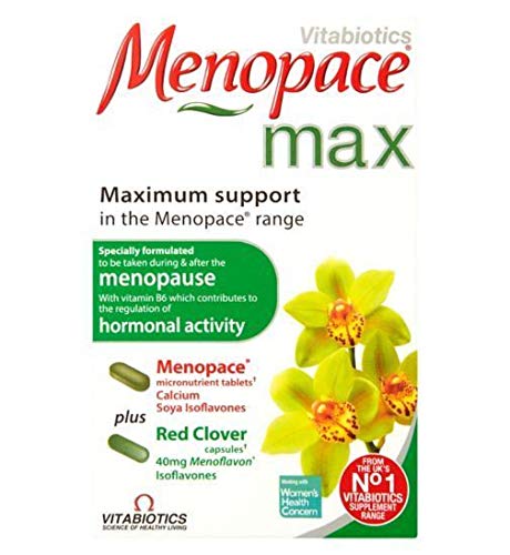 Vitabiotics Menopace Max - Dual Pack 84 Tablets/Capsules - 2 Pack