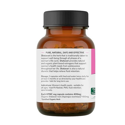 Shatavari - 60 Capsules Bottle