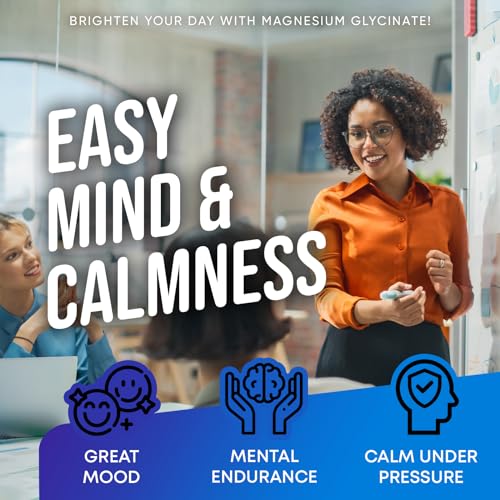 Magnesium Glycinate 500MG - Magnesium for Sleep - High Absorption Chelated Magnesiu