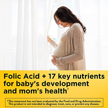 Nature Made Prenatal Multivitamin with Folic Acid, Prenatal Vitamin and Mineral Supplement