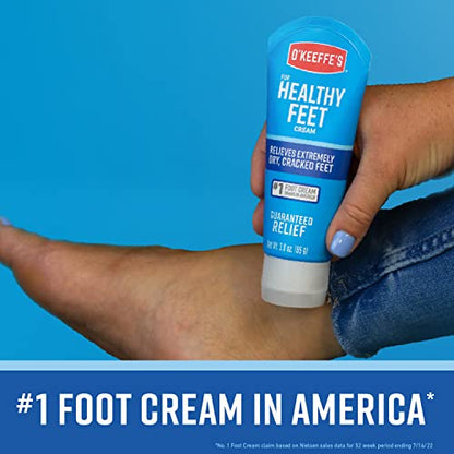 O'Keeffe's for Healthy Feet Foot Cream, 3.0 Ounce Tube and O'Keeffe's for Healthy Feet