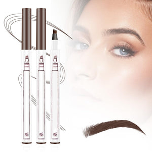 2PCS New Waterproof Brow Pencil with Micro-Fork Tip, 3D Magic Eyebrow Pencil 4-Head Split Waterproof Long-lasting,Fine Stroke Eyebrow Pen Makeup Eyebrow Pencils Stay on All Day (Brown) GenericBuy Supplements Australia