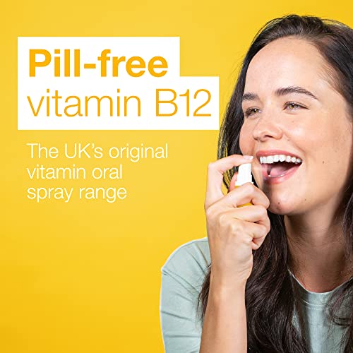 BetterYou Boost Vitamin B12 Daily Oral Spray, Pill-free Vitamin B12 Supplement for Energy