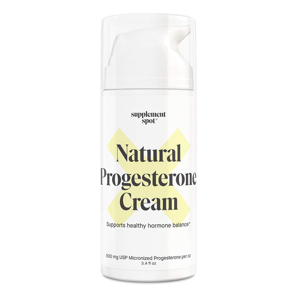 Supplement Spot Natural Progesterone Cream for Women – Micronized Bioidentical Progesterone Cream